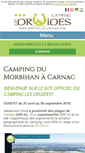 Mobile Screenshot of camping-les-druides.com